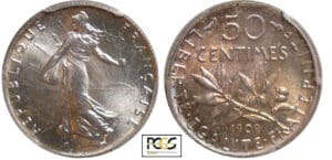 Troisième république (1871-1940) - 50 centimes Semeuse 1909