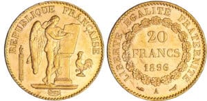 Troisième république (1871-1940) - 20 francs Génie 1896 A (Paris) torche