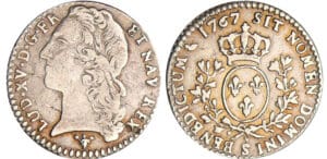 Louis XV (1715-1774) - 1/10 d'écu au bandeau - 1767 S (Reims)