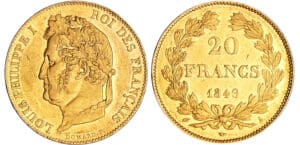 Louis-Philippe Ier (1830-1848) - 20 francs tête laurée 1846 A (Paris)