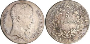 Napoléon 1er (1804-1814) - 5 francs An 13 M (Toulouse)