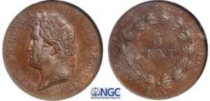 Louis-Philippe Ier (1830-1848) - 5 centimes Essai (1840)