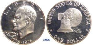 Etats-Unis - 1 dollar Eisenhower 1976 S