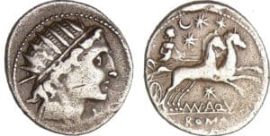 Aquillia - Denier (109-108 av. J.-C.)
