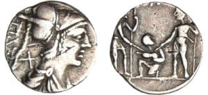 Veturia - Denier (137 av. J.-C.)