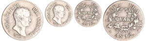 Bonaparte premier consul (1799-1804) - 1/4 franc An 12 A (Paris)