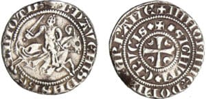 Hainaut - Seigneurie de Beaumont - Baudouin d'Avesnes - Petit gros d'argent