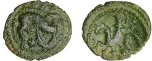 Ambiens - Bronze au sanglier et au cavalier (60-40 av. J.-C.)