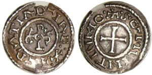 Charles II Le Chauve (840-877) - Denier (Saint-Quentin)