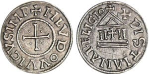 Louis 1er Le Pieux (814-840) - Denier au temple