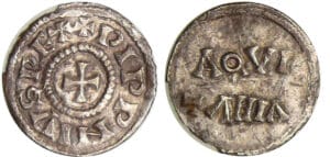 Pépin 1er d'Aquitaine - Obole (Bourges)
