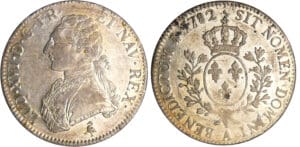 Louis XVI (1774-1792) - Ecu aux branches d’olivier - 1782 A (Paris) 2ème sem
