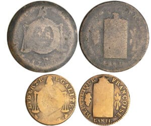 Convention (1792-1795) - Lot de 2 monnaies