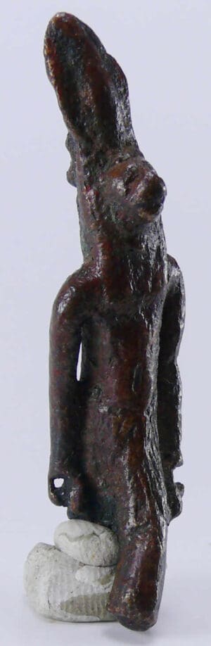 Egypte - Basse époque - Dieu Maes en bronze - 633-332 av. J.-C. (26ème-30ème dynastie)