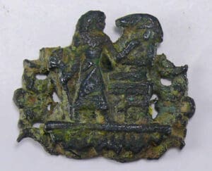 Egypte - Basse époque - Plaque en bronze - 633-332 av. J.-C. (26ème-30ème dynastie)