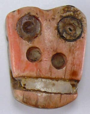 Précolombien - Tête en os - 700-900