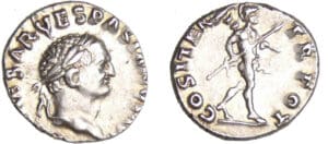 Vespasien - Denier (70, Rome) - La Paix
