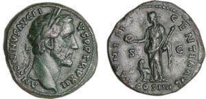 Antonin le Pieux - As (148, Rome) La Munificence