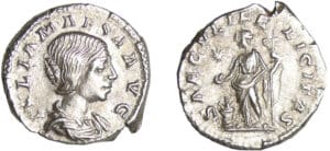 Julia Maésa - Denier (218-220, Rome) - La Félicité
