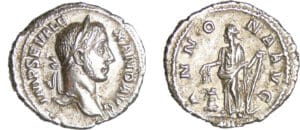 Alexandre Sévère - Denier (226, Rome) - L' Abondance
