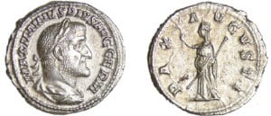 Maximin 1er - Denier (325-6, Rome) - La Paix