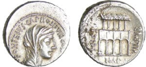 Fonteia - Denier (55 av. J.-C.)