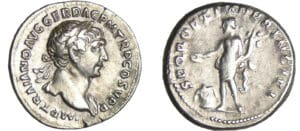 Trajan - Denier (107, Rome) - Le Génie