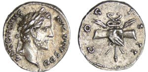 Antonin le Pieux - Denier (146, Rome) - Mains jointes