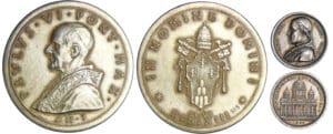 Italie - Vatican - Lot de 2 médailles en argent