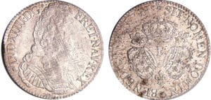 Louis XIV (1643-1715) - Ecu aux 3 couronnes - 1711 L (Bayonne)