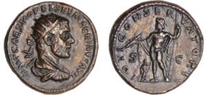 Macrin - Dupondius (217, Rome) - Jupiter