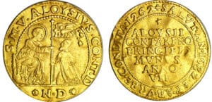 Italie - Venise - Alvise Contarini (1686-1684) - Oselle de 4 sequins 1682