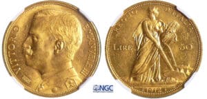 Italie - Vittorio Emanuele III (1900-1946) - 50 lire 1912 (Rome)