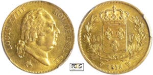 Louis XVIII (1815-1824) - 40 francs 1818 W (Lille)