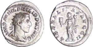 Philippe 1er - Antoninien (245, Rome) - Deuxième Libéralité