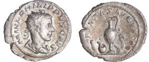Philippe II - Antoninien (245-246, Rome) - Instruments