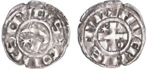 Nivernais - Comté de Nevers - Hervé de Donzy - Denier