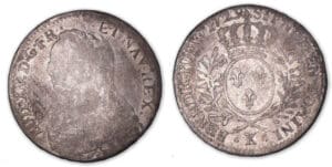 Louis XV - Demi-écu aux branches d'olivier 1729 K (Bordeaux).