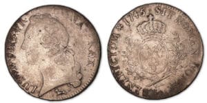 Louis XV - Ecu au bandeau 1745 L (Bayonne).