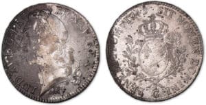 Louis XV - Ecu au bandeau 1748 G (Poitiers).