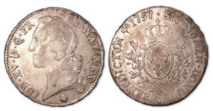 Louis XV - Ecu au bandeau 1757 G (Poitiers).