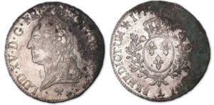 Louis XV - Ecu à la vieille tête 1774 L (Bayonne).