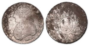 Louis XVI - Ecu aux branches d'olivier 1779 vache (Pau).