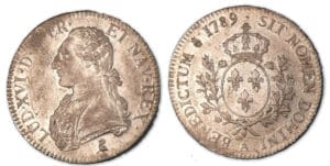 Louis XVI - Ecu aux branches d'olivier 1789 A (Paris).