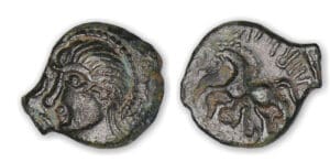 PAGUS CATUSLUGI  - Bronze VIIRICIVS (50-40 av. J.-C.).