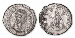 Plautille - Denier (204, Rome) Vénus.