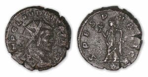 Claude II - Antoninien (268/9, Milan) L'Espérance.