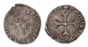 Dauphiné - Dauphin du viennois - Charles VII Petit blanc (Crémieu).