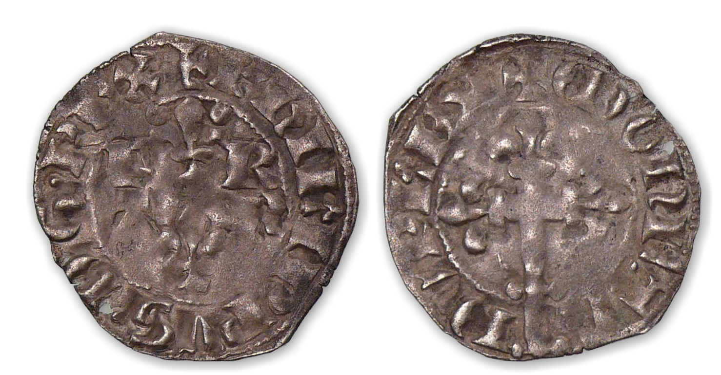 Philippe VI - Double tournois 1er type, 2e émi. Philippe VI - Double tournois 1er type, 2e émi.