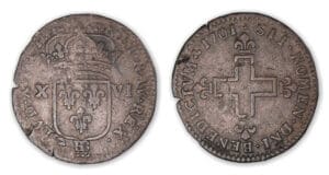 Louis XIV - 16 deniers 1701 BB (Strasbourg).
